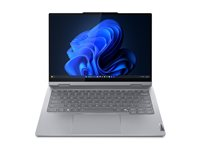 Lenovo ThinkBook 14 2-in-1 G5 IAU 21SQ - Flipputformning - Intel Core Ultra 7 - 255U / upp till 5.2 GHz - Win 11 Pro - Intel Graphics - 32 GB RAM - 512 GB SSD NVMe - 14" IPS pekskärm 1920 x 1200 - Wi-Fi 6E, Bluetooth - luna gray - kbd: nordiskt (danska/fi 21SQ002SMX