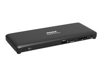 PORT connect Professional Docking OFFICE - Dockningsstation - USB-C 3.1 Gen 2 - HDMI, 2 x DP - 1GbE - 130 Watt - Storbritannien 901910W-UK