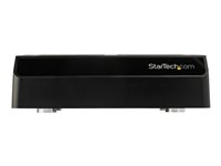 StarTech.com 4-Bay USB 3.1 to SATA Hard Drive Docking Station, 10Gbps USB Hard Drive Dock, External 2.53.5 SATA III (6Gbps) SSDHDD Docking Station, Hot-Swap Hard Drive Bay - Dual 60mm Fans, Top-Loading - Förvaringslåda - 2,5 tum/3,5 tum delad - SATA 6Gb/s - USB 3.1 (Gen 2) - svart SDOCK4U313