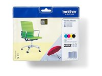 Brother LC229XLVALBP - 4-pack - svart, gul, cyan, magenta - original - blister - bläckpatron - för Brother MFC-J5320DW, MFC-J5620DW, MFC-J5625DW, MFC-J5720DW LC229XLVALBP