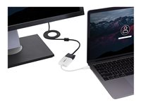 StarTech.com USB-C- till VGA-adapter - vit - USB/VGA-adapter - 24 pin USB-C (hane) till HD-15 (VGA) (hona) - USB 3.1 Gen 1 / Thunderbolt 3 - 17.5 m - 1920 x 1200 (WUXGA) stöd, USB-ström - vit - för P/N: TB3DK2DPPD, TB3DK2DPPDUE, TB3DK2DPW, TB3DK2DPWUE, TB3DKDPMAW, TB3DKDPMAWUE CDP2VGAW