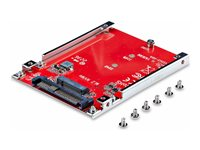 StarTech.com M.2 to U.3 Adapter, For M.2 NVMe SSDs, PCIe M.2 Drive to 2.5inch U.3 (SFF-TA-1001) Host Adapter/Converter, TAA Compliant - 2.5" Drive Form Factor (1M25-U3-M2-ADAPTER) - Gränssnittsadapter - M.2 - M.2 NVMe Card / PCIe 4.0 (NVMe) - U.3 - röd - TAA-kompatibel 1M25-U3-M2-ADAPTER