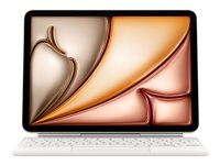Apple Magic Keyboard - Tangentbord och foliefodral - med pekdyna - Apple Smart connector - QWERTY - ryska - för Apple 10.9-inch iPad Air (4th generation, 5th generation); 11-inch iPad Air M2 Wi-Fi, M2 Wi-Fi + Cellular, M3 Wi-Fi, M3 Wi-Fi + Cellular MDFV4RS/A