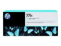 HP 771C - 775 ml - ljus cyan - original - bläckpatron - för DesignJet Z6200, Z6600, Z6610, Z6800, Z6810 B6Y12A