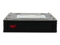 StarTech.com 2,5" till 3,5" SATA-hårddisk-adapterhölje i aluminium med SSD/HDD-höjd på upp till 12,5 mm - Förvaringslåda - 2.5" - SATA 6Gb/s - SATA 6Gb/s - för P/N: S352BU33HR 25SAT35HDD