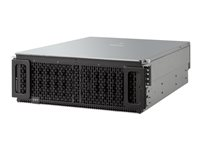 WD Ultrastar Data60 SE-4U60-06P05 - Kabinett för lagringsenheter - 60 fack (SATA-600 / SAS-3) - HDD 6 TB x 24 - kan monteras i rack - 4U 1ES1169
