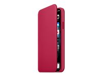 Apple Folio - Vikbart fodral för mobiltelefon - läder - hallon - för iPhone 11 Pro Max MY1N2ZM/A