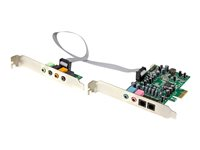 StarTech.com 7,1 kanalers ljudkort - PCI Express, 24-bit, 192 kHz - Ljudkort - 192 kHz - 7.1 - PCIe - CM8828 - låg profil - för P/N: BNDTB10GI, BNDTB210GSFP, BNDTB310GNDP, BNDTB410GSFP, BNDTB4M2E1, BNDTBUSB3142 PEXSOUND7CH