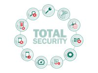 Kaspersky Total Security for Business - Förnyelse av abonnemangslicens (1 år) - 1 nod - volym - Nivå N (20-24) - Europa KL4869XANFR