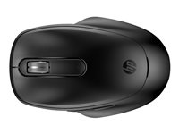 HP 515 - Mus - full size, ultrakraftig uppladdning - 5 knappar - trådlös - 2.4 GHz - trådlös USB-mottagare - svart 9C2F7AA