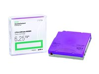 HPE - LTO Ultrium WORM 6 - 2.5 TB / 6.25 TB - skrivbara etiketter - lila - för StorageWorks SAS Rack-Mount Kit C7976BW