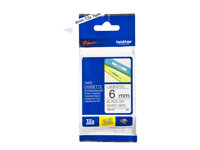 Brother TZe-211 - Standardlim - svart på vitt - Rulle (0,6 cm x 8 m) 1 kassett(er) bandlaminat - för Brother PT-D210, D600, H110; P-Touch PT-1005, 1880, E310, E800; P-Touch Cube Plus PT-P710 TZE211