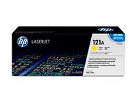 HP 121A - Gul - original - LaserJet - tonerkassett (C9702A) - för Color LaserJet 1500, 1500L, 1500L xi, 2500, 2500L, 2500Lse, 2500n, 2500tn C9702A