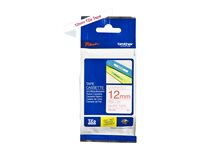 Brother TZe-232 - Standardlim - rött på vitt - Rulle (1,2 cm x 8 m) 1 kassett(er) bandlaminat - för Brother PT-D210, D600, H110; P-Touch PT-1005, 1880, E310, E800; P-Touch Cube Plus PT-P710 TZE232