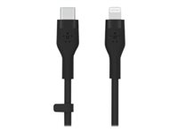 Belkin BoostCharge - Lightning-kabel - 24 pin USB-C hane till Lightning hane - 2 m - svart CAA009BT2MBK