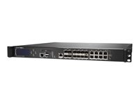 SonicWall SuperMassive 9200 - Advanced - säkerhetsfunktion - 10GbE - 1U - SonicWall säkerhetsuppgradering, plusprogram (2 år) - kan monteras i rack 01-SSC-1724