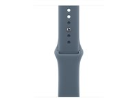 Apple - Band för smart klocka - 42mm - storlek S/M - ankare blå - för Watch Hermès Series 7, Hermès Series 9, SE 3, Series 10, Series 11, Series 8, Series 9 MFGE4ZM/A