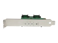 StarTech.com 3-port M.2 SSD (NGFF) Adapter Card - Supports 1x PCIe (NVMe) M.2 SSD, 2x SATA III M.2 SSDs - PCIe 3.0 Adapter (PEXM2SAT32N1) - Gränssnittsadapter - M.2 - M.2 Card / SATA 6Gb/s - PCIe 3.0 PEXM2SAT32N1