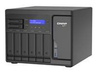 QNAP TS-H886-D1622-16G - NAS-server - 8 fack - SATA 6Gb/s - RAID 0, 1, 5, 6, 10, 50, JBOD, 60 - RAM 16 GB - 2.5 Gigabit Ethernet - iSCSI support TS-H886-D1622-16G
