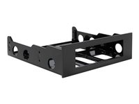 StarTech.com Monteringsadapter 3,5 till 5,25 tum för framsida - Adapter för lagringsfack - svart - för P/N: 25SATSAS35HD, 35FCREADBU3, 35SAT225S3R, HSB225S3R, S251BU31REM, SATBP125VP BRACKETFDBK