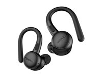 Belkin SoundForm ActiveFit - True wireless-hörlurar med mikrofon - öronknopp - montering över örat - Bluetooth - svart AUC016HQBK